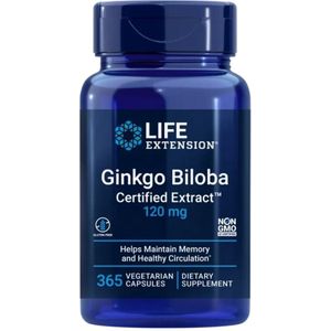 Life Extension - Ginkgo Biloba - 120 mg - 365 Veg Capsules
