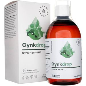 Aura Herbals Zincdrop - Zink + B6 + B12, vloeibaar - 500 ml