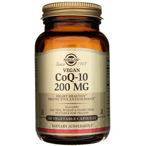 Solgar Vegan CoQ-10 200 mg - 60 plantaardige capsules