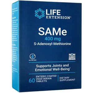 Life Extension SAMe S-Adenosyl-Methionine 400 mg - 60 tabletten