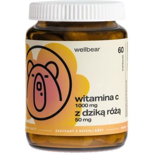 Wellbear Vitamine C met Rozenbottel 1000 mg - 60 Capsules