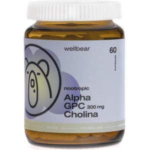 Wellbear Alpha GPC 300 mg - 60 Capsules