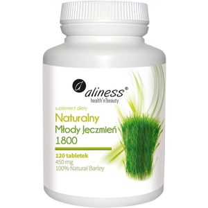 Aliness Natuurlijke Jonge Gerst 1800 - 120 tabletten