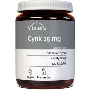 Vitaler's Zinkpicolinaat 15 mg - 120 Capsules