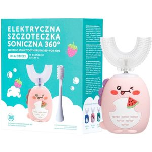 Simed Sonic tandenborstel 360 voor kinderen U-vorm 2 in 1 - Roze