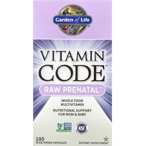 Garden of Life Vitamin Code RAW Prenatal - 180 capsules