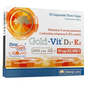 Olimp Gold-Vit D3 2000 IE + K2 50 mcg - 30 Capsules