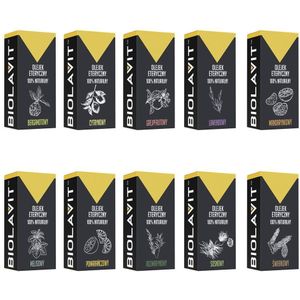 Bilovit etherische oliën set,10 stuks - 10 ml