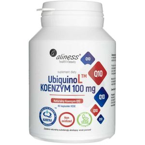 Aliness UbiquinoL natuurlijk co-enzym Q10 - 60 plantaardige capsules