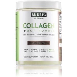 BeKeto Collageen MCT poeder , Organic Matcha - 300 g