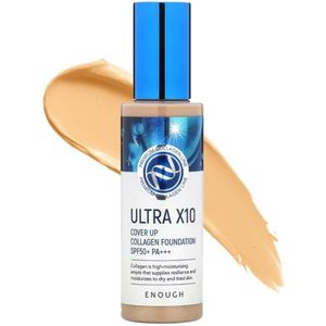 Enough Ultra X10 Cover Up Hydraterende Foundation met SPF50+ Tint 23 - 100 g