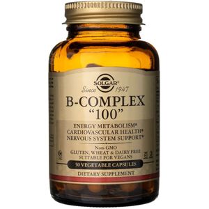 Solgar B-Complex "100" - 50 plantaardige capsules