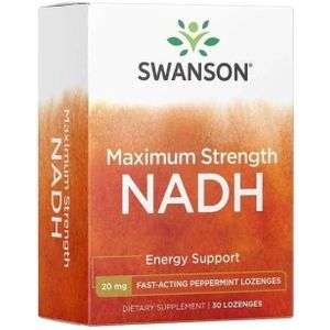 Swanson Maximale Sterkte NADH 20 mg - 30 zuigtabletten