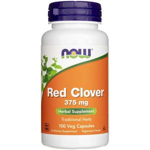 Now Foods - Rode Klaver - 375 mg - 100 Plantaardige Capsules