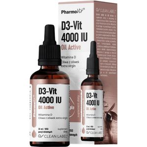 Pharmovit D3-Vit 4000 IE Olie Actief - 30 ml