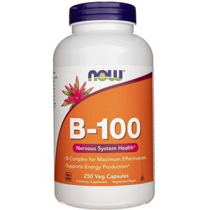 Now Foods - B-100 - Plantaardige Capsules - 250 stuks