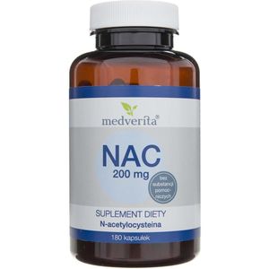 Medverita NAC N-acetylcysteïne 200 mg - 180 Capsules