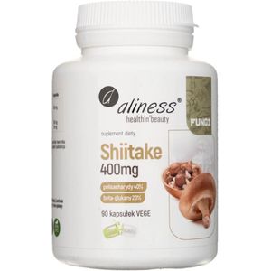 Aliness Shiitake 400 mg - 90 plantaardige capsules