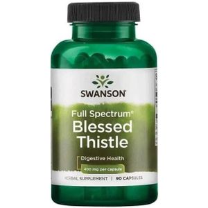 Swanson Volledig Spectrum Gezegende Distel 400 mg - 90 Capsules