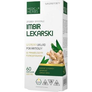 Medica Herbs Gember 600 mg - 60 Capsules