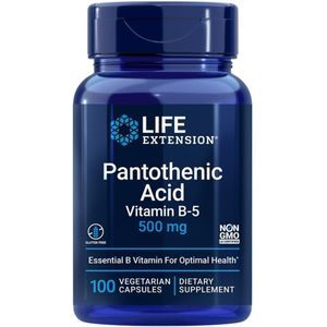 Life Extension Pantotheenzuur 500 mg - 100 Capsules