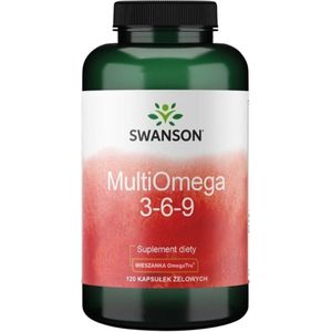 Swanson MultiOmega 3-6-9 Vlas, Borage & Visolie - 120 softgels