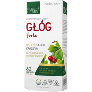 Medica Herbs Meidoorn Forte 520 mg - 60 Capsules