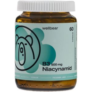 Wellbear Vitamine B3 500 mg - 60 Capsules