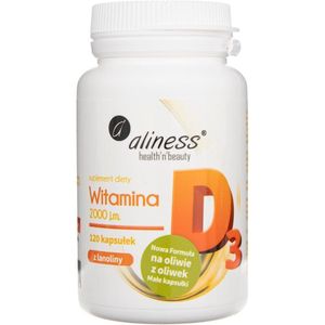 Aliness Vitamine D3 2000 IU - 120 Capsules