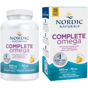 Nordic Naturals Complete Omega 3,6,9, Citroen - 180 Capsules