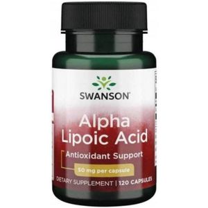Swanson ALA, Alfa-liponzuur 50 mg - 120 capsules