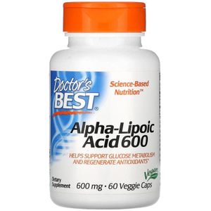 Doctor's Best Alfa-liponzuur 600 mg - 60 plantaardige capsules
