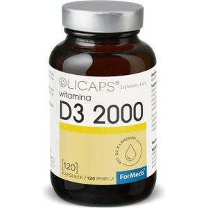 Formeds Olicaps Vitamine D3 2000 IU - 120 Capsules