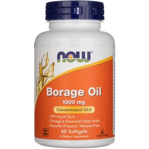 Now Foods Borage olie 1000mg - 60 Zachteg els