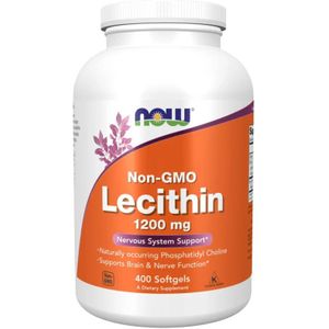 Now Foods - Non-GMO Lecithine - Voedingssupplement - 1200 mg - 400 Softgels