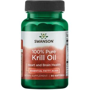 Swanson Krillolie 500 mg - 60 Capsules