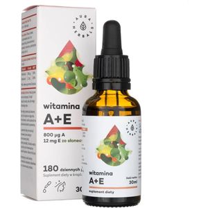 Aura Herbals Vitamine A + E druppels - 30 ml