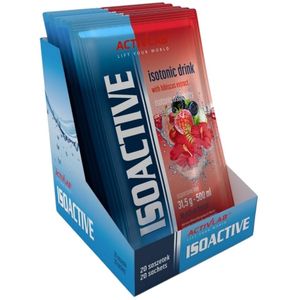 Activlab Isoactive Isotone met Hibiscus, Multifruit - 20 Zakjes