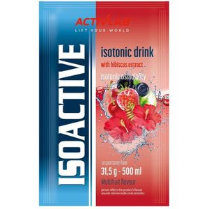 Activlab Isoactive Isotone met Hibiscus, Multifruit - 31,5 g