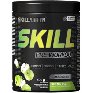 Skill Pre-Workout, Groene Appel - 400 g