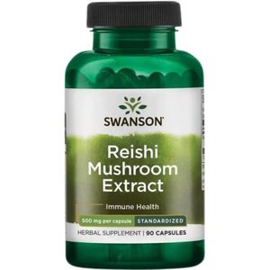 Swanson Reishi Paddenstoelen Extract - 90 Capsules