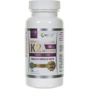 Wish Vitamine K2 MK-7 uit Natto 100 mcg - 120 tabletten