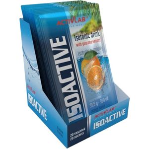 Activlab Isoactive Isotone met Guarana, Sinaasappel - 20 Zakjes