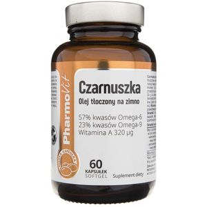 Pharmovit Zwarte bes koudgeperste olie - 60 softgels