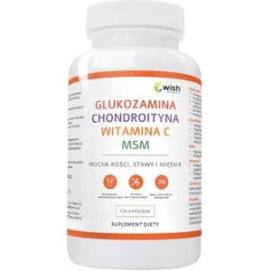 Wish Glucosamine Chondroïtine Vitamine C MSM - 120 Capsules