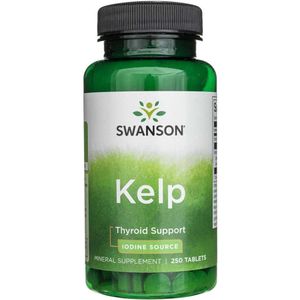 Swanson Kelp Jodium Bron 225 mcg - 250 tabletten