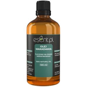 Esent Ongeraffineerde, koudgeperste macadamia-olie - 100 ml