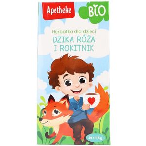 Apotheke Bio Tea voor Kinderen Wilde Rozenbottel en Duindoorn - 20 zakjes