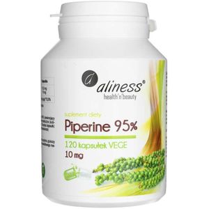 Aliness Piperine 95% 10 mg - 120 plantaardige capsules