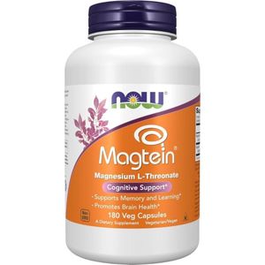 Now Foods - Magtein Magnesium L-Threonaat - 180 Capsules